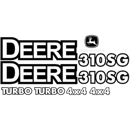 Aftermarket Decal Set DECALJD310SGTurbo